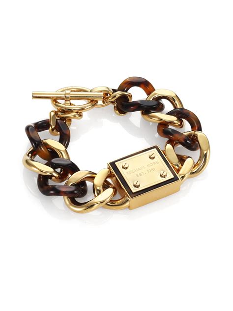 michael kors tortoise toggle bracelet